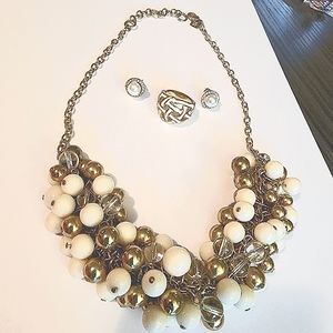 Banana republic white gold jewelry